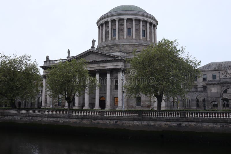 The Four Courts is Ireland's most prominent courts building, located on Inns Quay in Dublin. The Four Courts is the principal seat of the Supreme Court, the Court of Appeal, the High Court and the Dublin Circuit Court. The Four Courts is Ireland's most prominent courts building, located on Inns Quay in Dublin. The Four Courts is the principal seat of the Supreme Court, the Court of Appeal, the High Court and the Dublin Circuit Court.