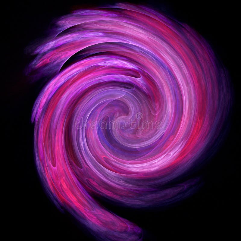 Color war chaos twirl abstract art on black background. Color war chaos twirl abstract art on black background