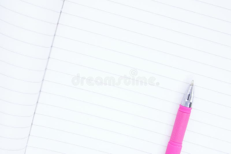 Czysty prześcieradło zamknięty w górę notatnik, ballpoint pióra zamknięci w górę kłamstwa na notatnika prześcieradle, miejsce dla zdjęcie stock Czysty prześcieradło zamknięty w górę notatnik, ballpoint pióra zamknięci w górę kłamstwa na notatnika prześcieradle, miejsce dla zdjęcie stock