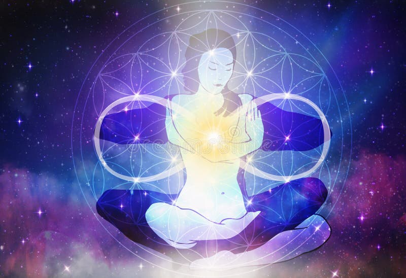 Człowiek, samica, ciało, symbol Kwiat Życia Wszechświat Inspiracja Oświecenie Jedność świadomość, Yin Yang, bliźniacze płomienie