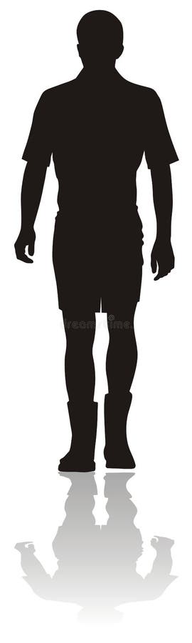 człowiek sylwetki young ilustracja wektor człowiek sylwetki young ilustracja wektor