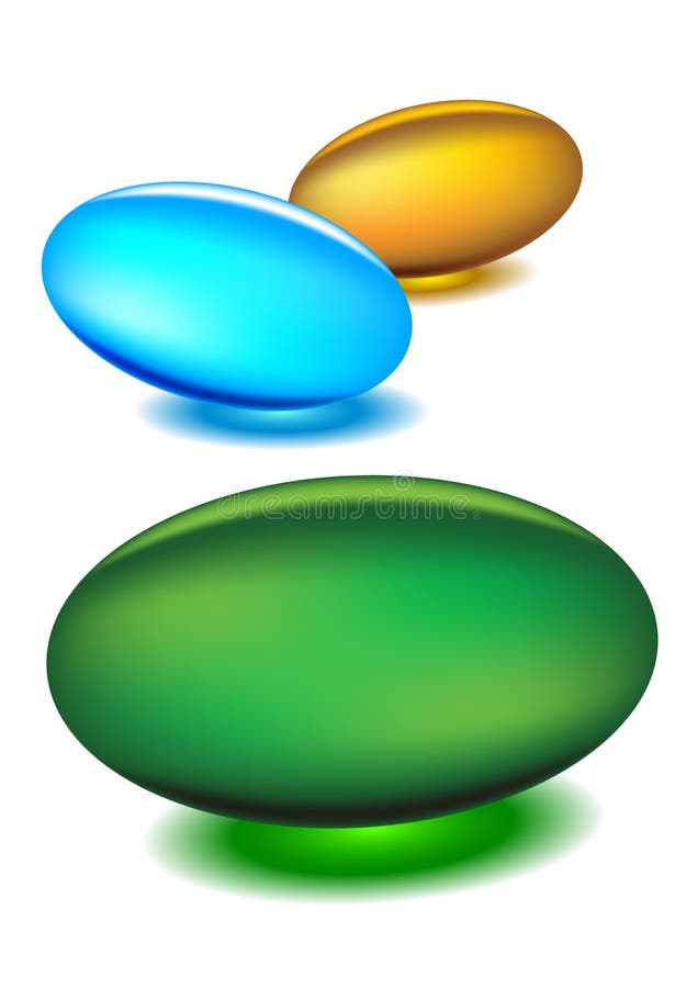 Cápsulas da medicina do gel ilustração royalty free Cápsulas da medicina do gel ilustração royalty free