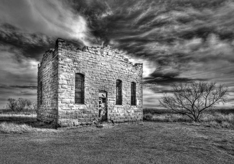 Ruinas De La Cárcel Vieja En La Unión De La Fortaleza, New México Foto
