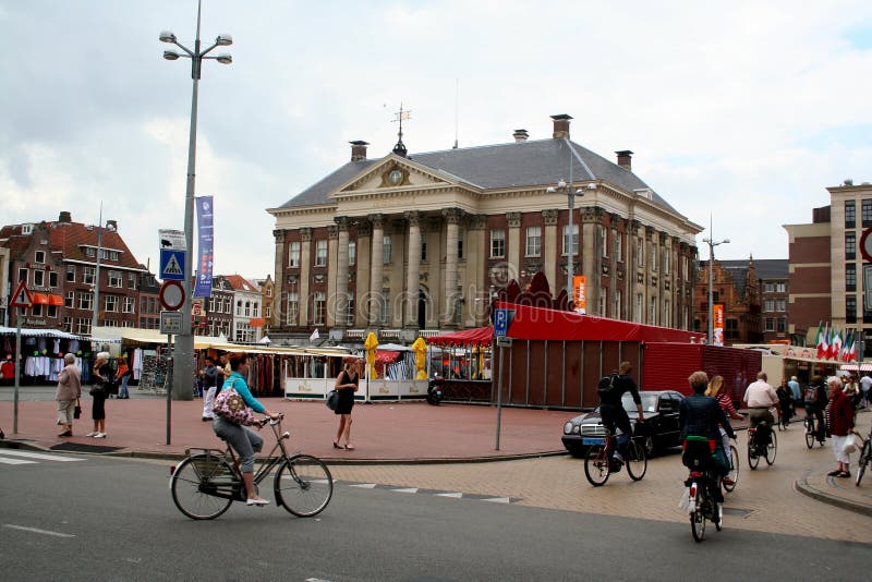 Câmara municipal de Groningen fotos de stock royalty free
