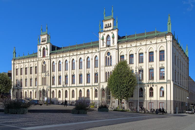 Câmara municipal de Orebro, Sweden fotografia de stock Câmara municipal de Orebro, Sweden fotografia de stock
