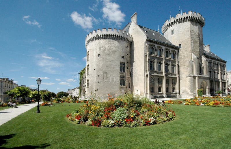 Câmara Municipal de Angoulême, França fotografia de stock