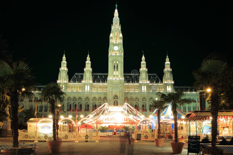 Câmara Municipal em Viena imagens de stock royalty free