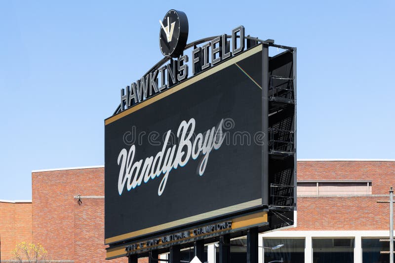 Câmpul Hawkins de la Universitatea Vanderbilt din Nashville TN. stock photos