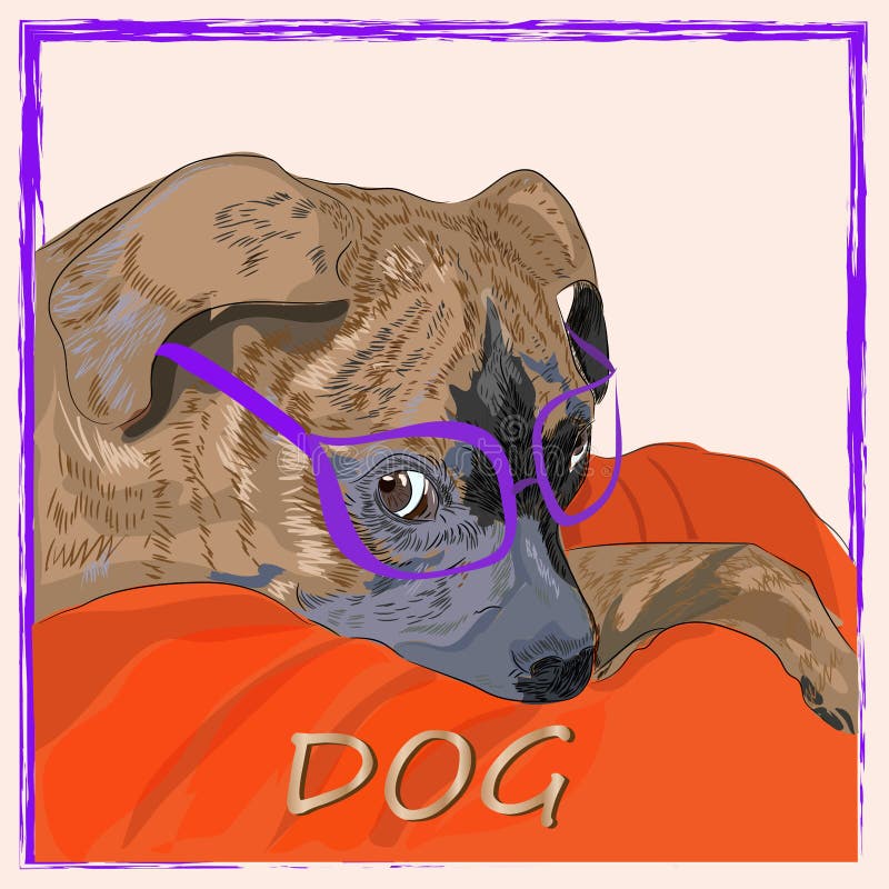 C?o na ilustra??o dos vidros no vetor no estilo gr?fico ilustração do vetor C?o na ilustra??o dos vidros no vetor no estilo gr?fico ilustração do vetor