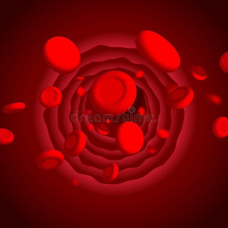 Célula roja sangre de la vena del vector Salud genética médica de la biología Ciencia macra de la medicina stock de ilustración Célula roja sangre de la vena del vector Salud genética médica de la biología Ciencia macra de la medicina stock de ilustración