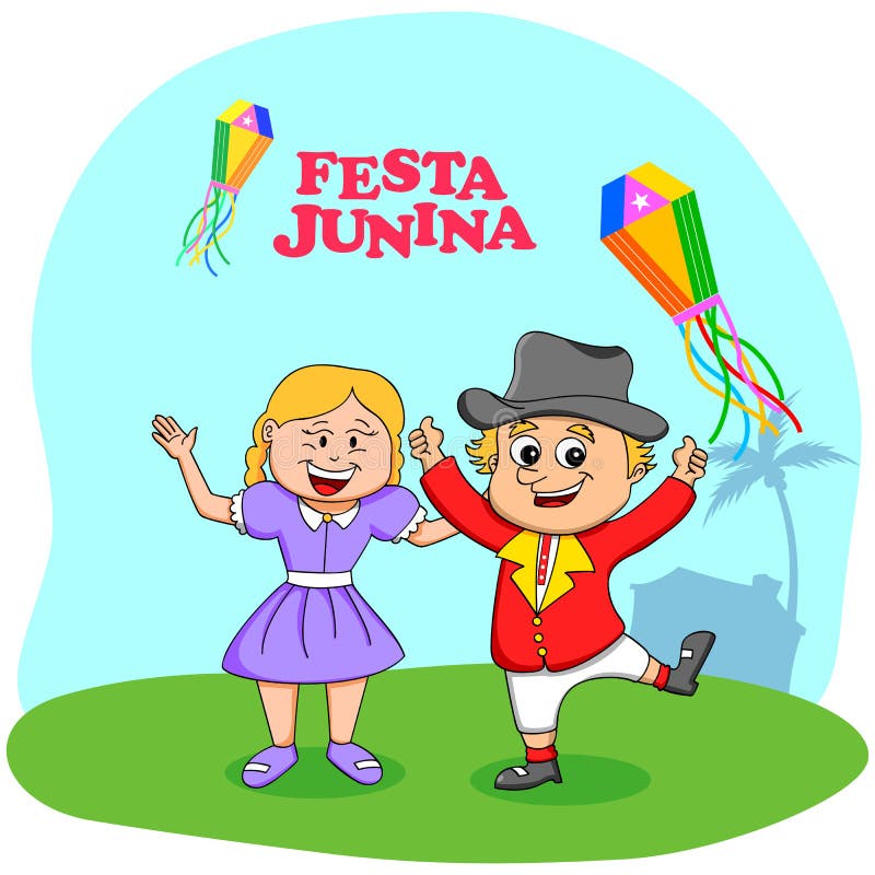 Célébration de Festa Junina illustration libre de droits Célébration de Festa Junina illustration libre de droits