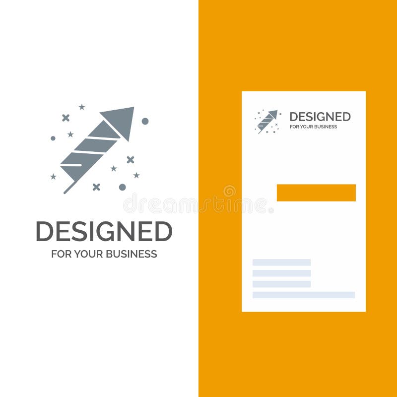 Célébration, festivité, feux d'artifice, vacances Grey Logo Design et calibre de carte de visite professionnelle de visite illustration libre de droits Célébration, festivité, feux d'artifice, vacances Grey Logo Design et calibre de carte de visite professionnelle de visite illustration libre de droits