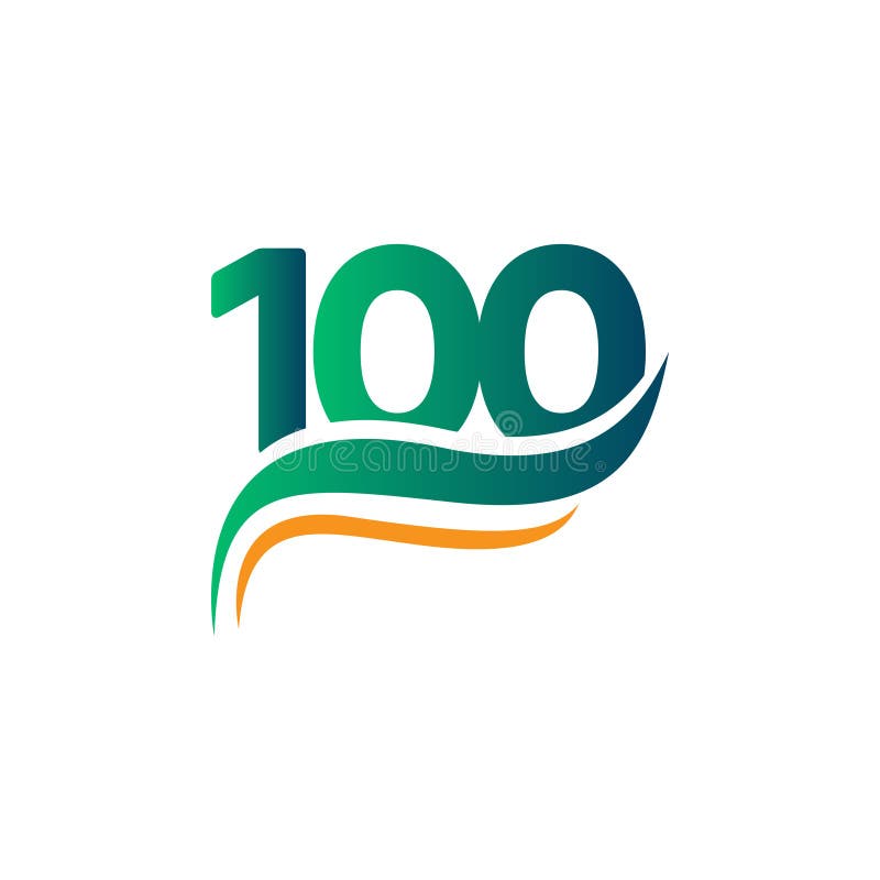 Célébrations du 100e anniversaire Illustration du modèle vectoriel