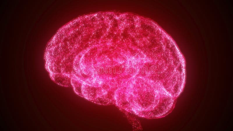 Cérebro vermelho da inteligência artificial de Digitas em uma nuvem de dados binários ilustração do vetor Cérebro vermelho da inteligência artificial de Digitas em uma nuvem de dados binários ilustração do vetor