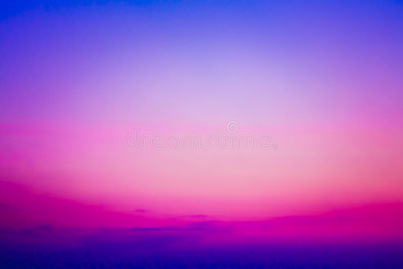 Céu colorido após o pôr do sol foto de stock