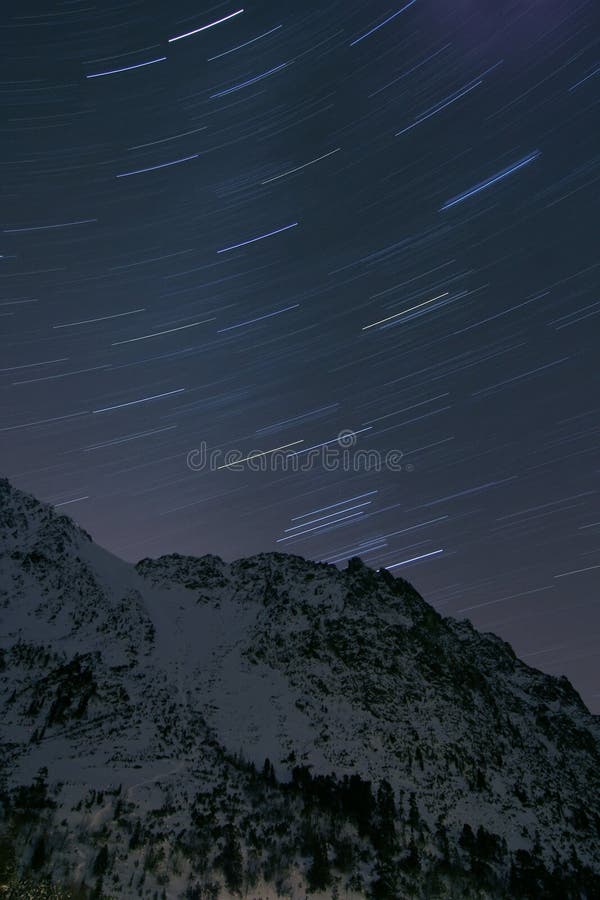Céu nocturno imagens de stock Céu nocturno imagens de stock