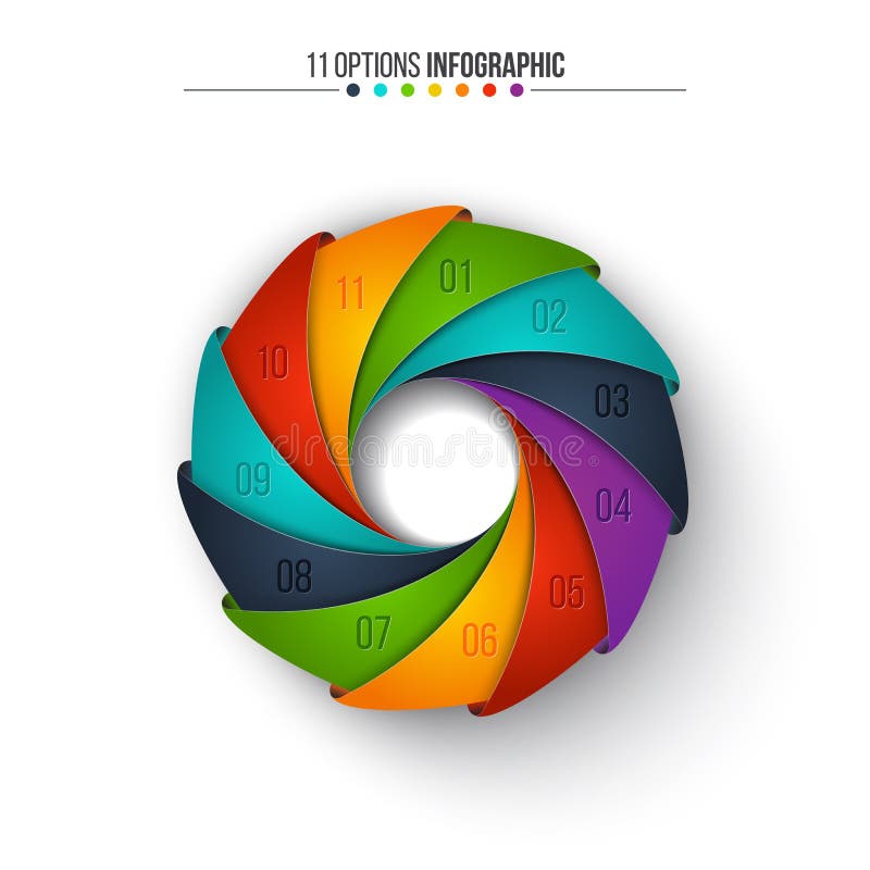 Círculo del vector infographic Concepto del negocio con 11 opciones, porciones, pasos o procesos libre illustration Círculo del vector infographic Concepto del negocio con 11 opciones, porciones, pasos o procesos libre illustration