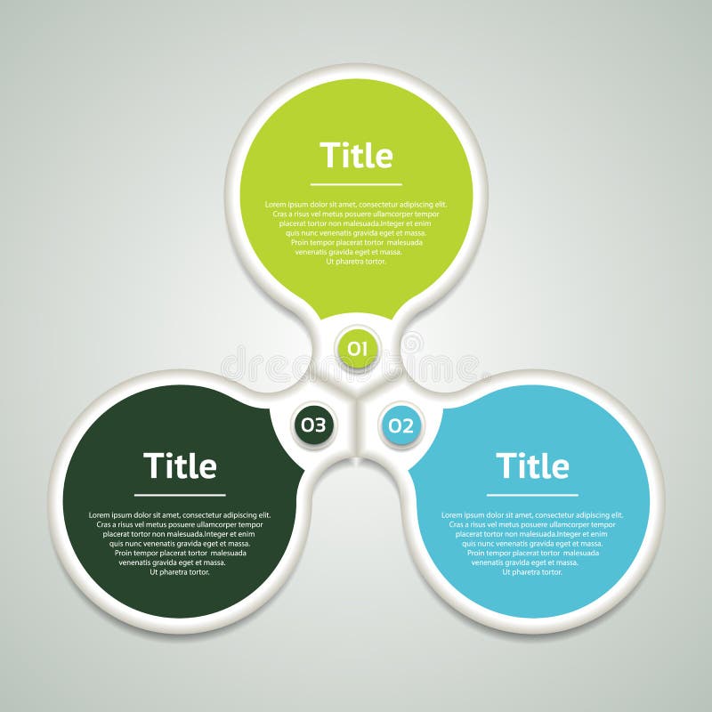 Círculo del vector infographic Plantilla para el diagrama, el gráfico, la presentación y la carta Concepto del negocio con tres o stock de ilustración Círculo del vector infographic Plantilla para el diagrama, el gráfico, la presentación y la carta Concepto del negocio con tres o stock de ilustración