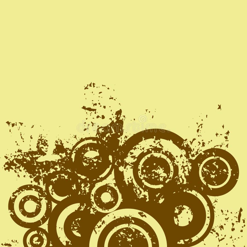 Círculos de Grunge ilustração royalty free Círculos de Grunge ilustração royalty free