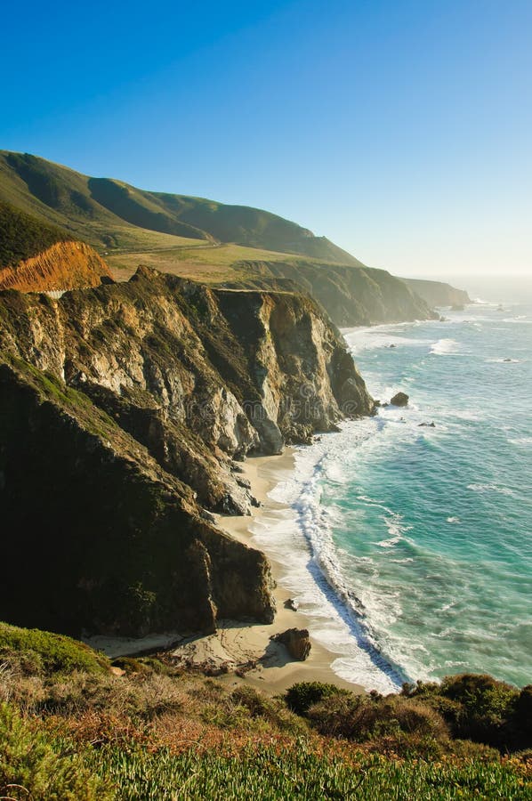 Highway 1 coastline in California's Big Sur. Highway 1 coastline in California's Big Sur.