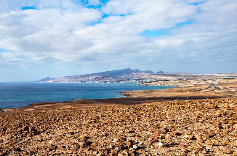 Côte Sud Ile Fuerteventura Canaries Espagne Europe photos stock