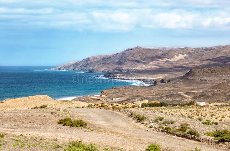 Côte Sud Ile Fuerteventura Canaries Espagne Europe images libres de droits