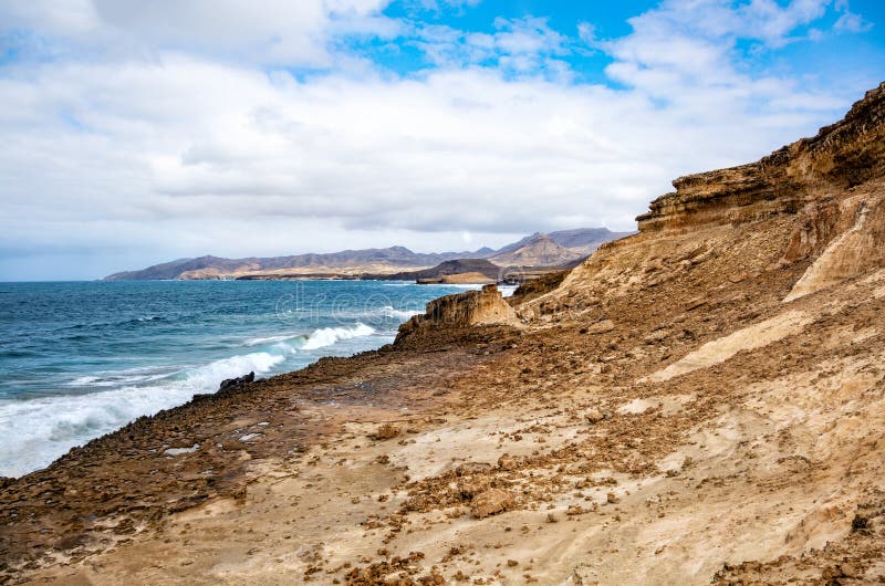 Côte Sud Ile Fuerteventura Canaries Espagne Europe photo libre de droits