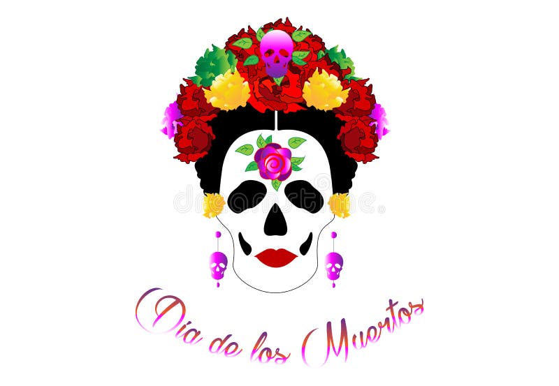 Día De Los Muertos, De Retrato Del Mexicano Catrina Con Los Cráneos Y Las Flores Rojas, De Inspiración Santa Muerte En México Y D Ilustración del Vector - Ilustración de mexicano, méxico: 102177325 Día De Los Muertos, De Retrato Del Mexicano Catrina Con Los Cráneos Y Las Flores Rojas, De Inspiración Santa Muerte En México Y D Ilustración del Vector - Ilustración de mexicano, méxico: 102177325