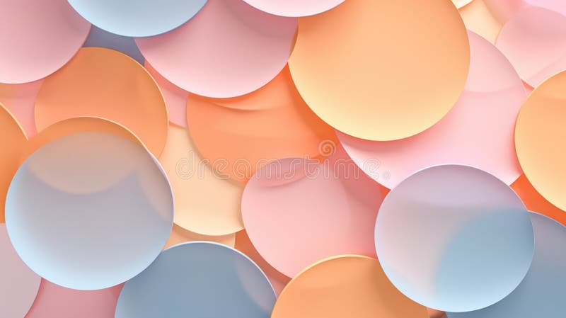 3d combinație de fundal abstract de forme armonioase în tonuri pastel. 3d combinație de fundal abstract cu forme armonioase în tonurile pastel ai generate