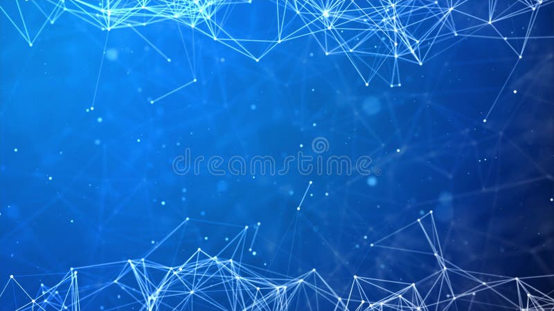 3d abstract plexus shapes Connection and web concept Loop Background. vector illustration