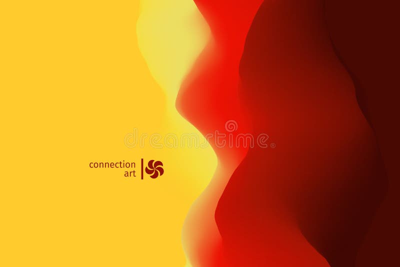 3D Abstract Vector Illustration. Wavy Background. Connection art. Design Pattern.