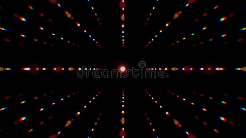 3d abstrait tournant pointillé boucle de fond illustration libre de droits