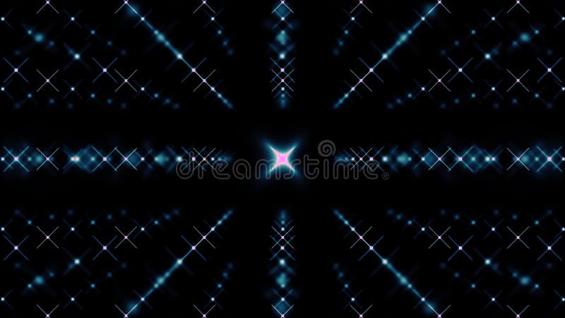 3d abstrait tournant pointillé boucle de fond illustration de vecteur