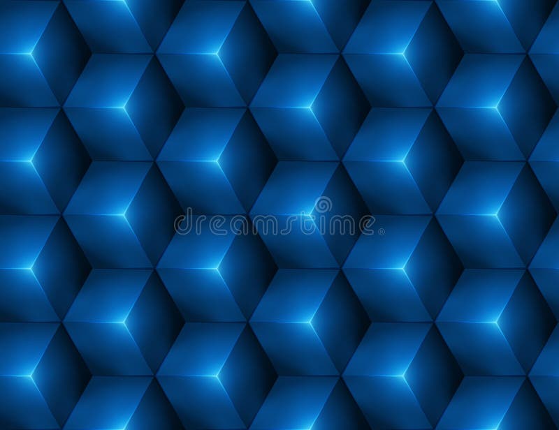 3d Abstrakcjonistyczny bezszwowy tło z błękitnymi sześcianami royalty ilustracja 3d Abstrakcjonistyczny bezszwowy tło z błękitnymi sześcianami royalty ilustracja