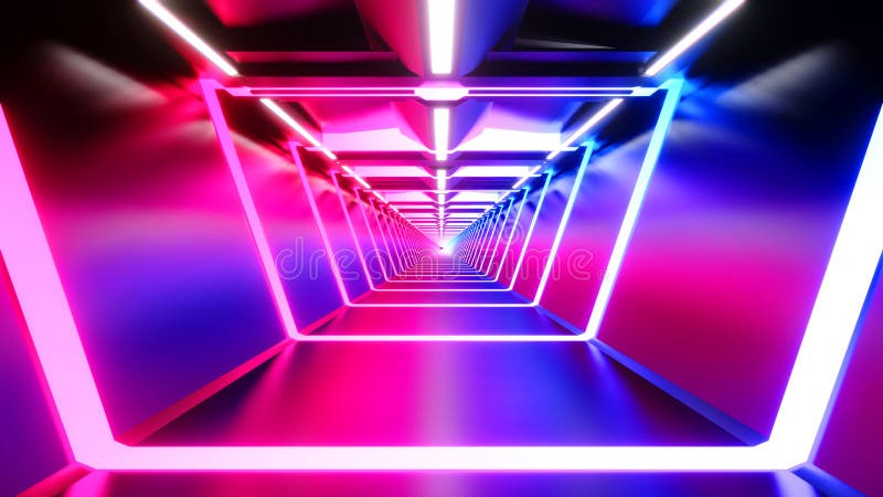 3D-illustratie van een retro computerspelinterieur vector illustratie