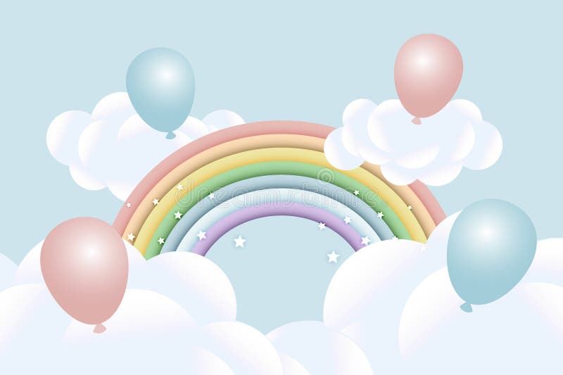 Rainbow Pastel Balloons Stock Illustrations – 621 Rainbow Pastel Balloons  Stock Illustrations, Vectors & Clipart - Dreamstime