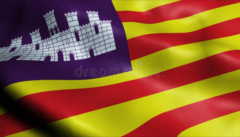 Bandiere catalano, dimostrazione Promozione della lingua catalana nelle  Isole Baleari, Palma di Maiorca, SPAGNA Foto stock - Alamy