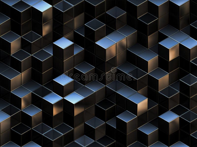 3d berechnet des abstrakten Hintergrundes stock abbildung
