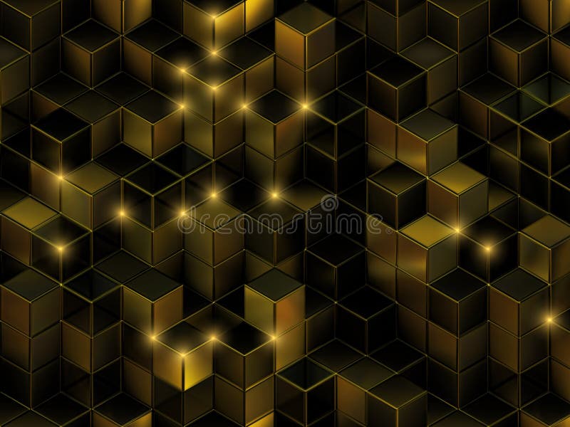 3d berechnet des abstrakten Hintergrundes stock abbildung