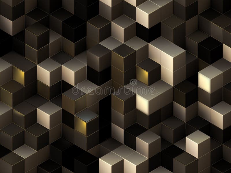 3d berechnet des abstrakten Hintergrundes vektor abbildung