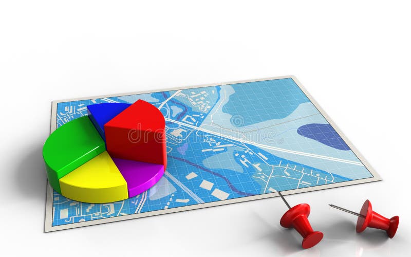 3d business data royalty free illustration