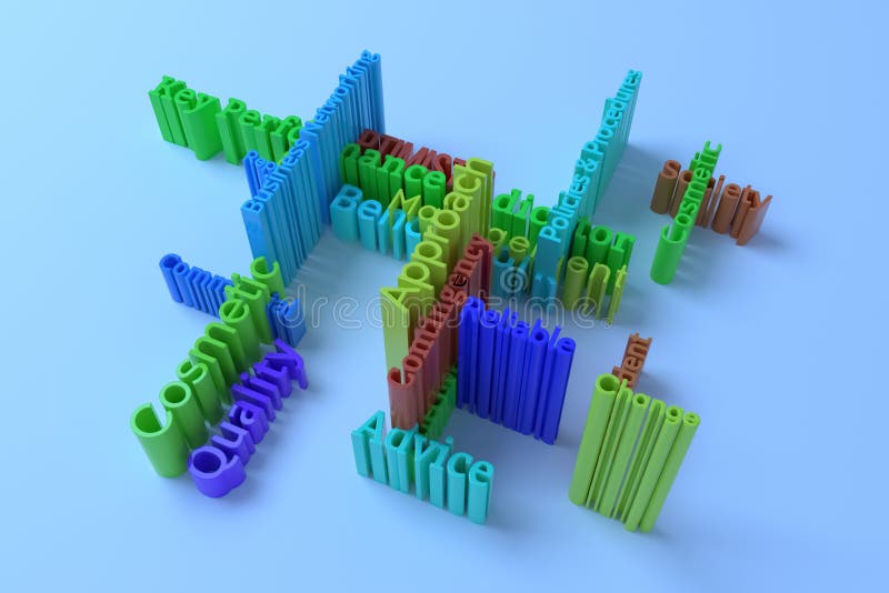 3D business keyword and words cloud. CGI rendering. For web page, graphic design, texture or background. royalty free illustration 3D business keyword and words cloud. CGI rendering. For web page, graphic design, texture or background. royalty free illustration