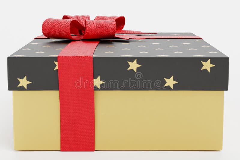 3d cadeauweergave royalty-vrije illustratie