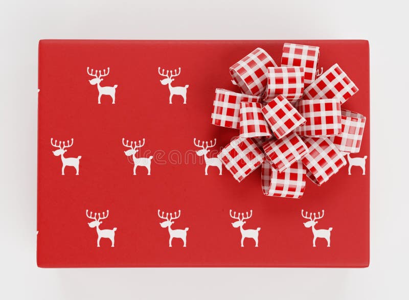 3d cadeauweergave royalty-vrije illustratie