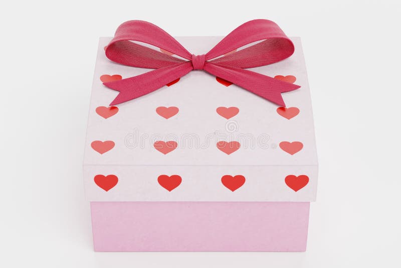 3d cadeauweergave stock illustratie