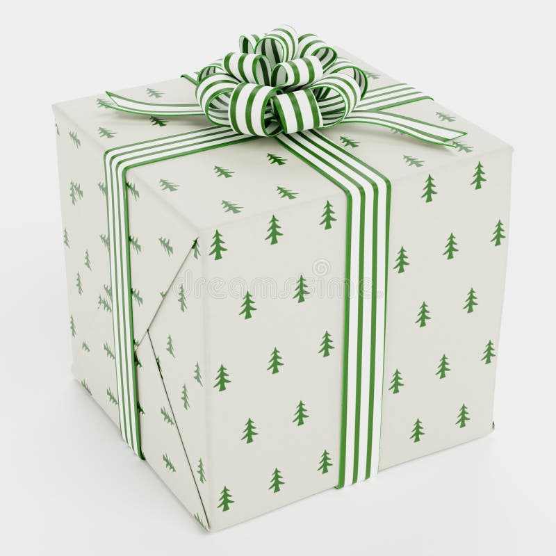 3d cadeauweergave royalty-vrije illustratie