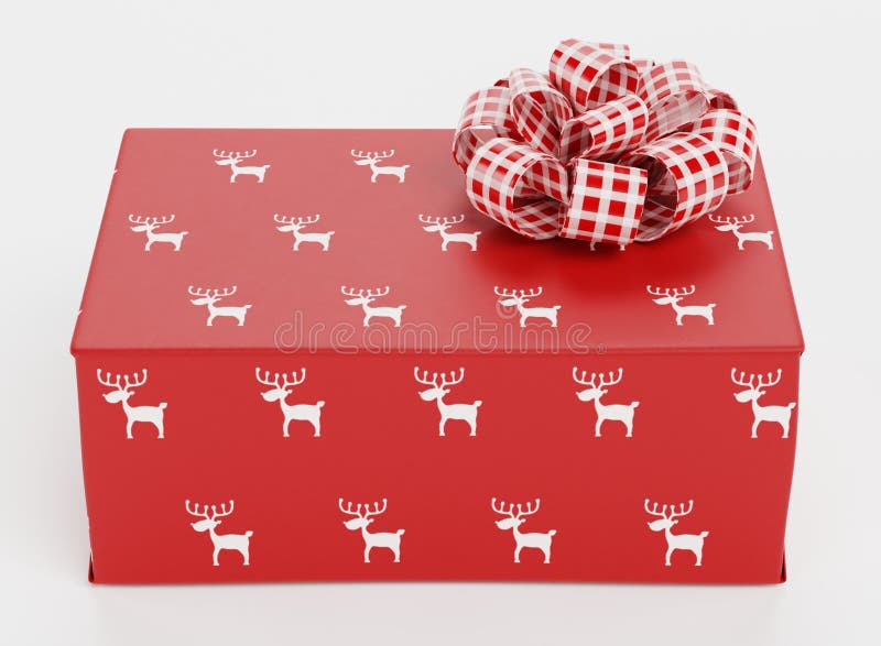 3d cadeauweergave stock illustratie
