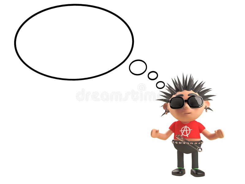 Funny Cartoon Punk Character Holding a Hashtag Symbol, 3d Illustration  Stock Illustration - Illustration of graphic, attitude: 150878286