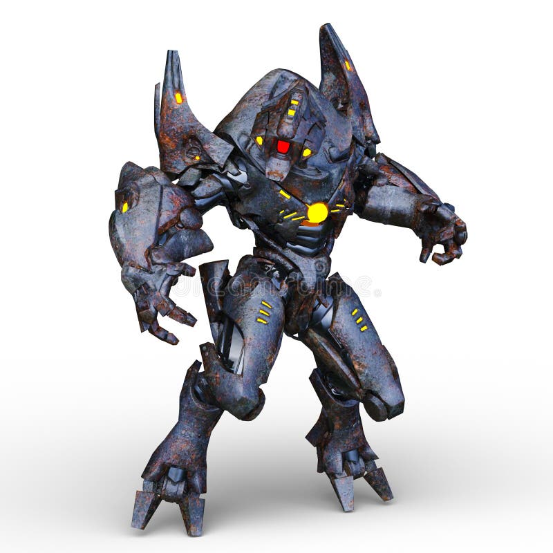 3D CG rendering of Humanoid vector illustration 3D CG rendering of Humanoid vector illustration
