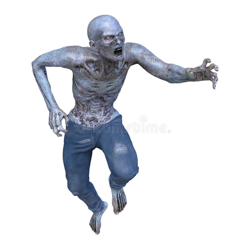 3D CG rendering of monster royalty free illustration